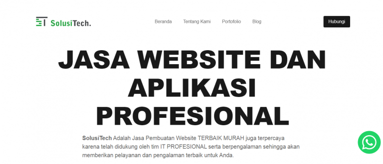 jasa website murah