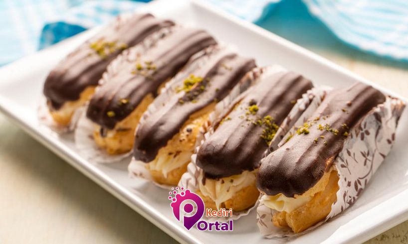 cara membuat eclair